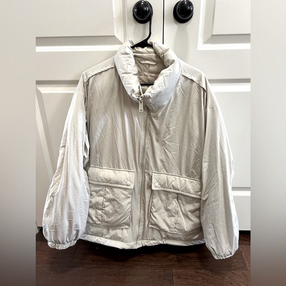 Free People We the Free Duvet Bomber Jacket - size Large